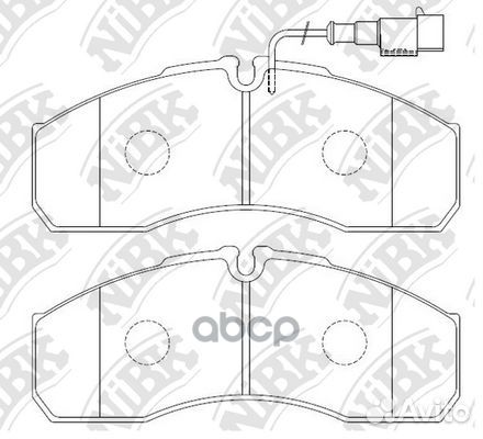 Тормозные колодки дисковые renault mascott PN00