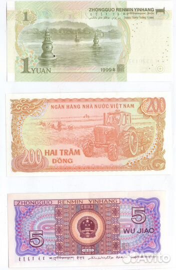 Банкноты разных стран состояния 