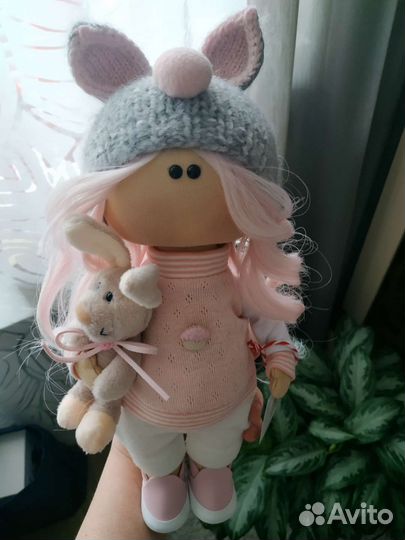 Интерьерная кукла Тильда ручной работы