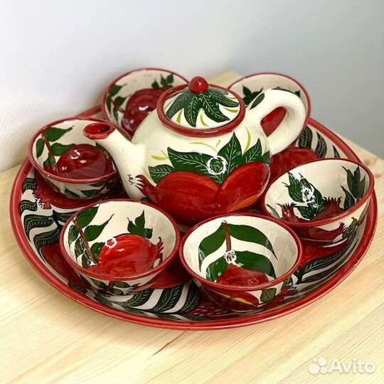 Керамический чайный набор 