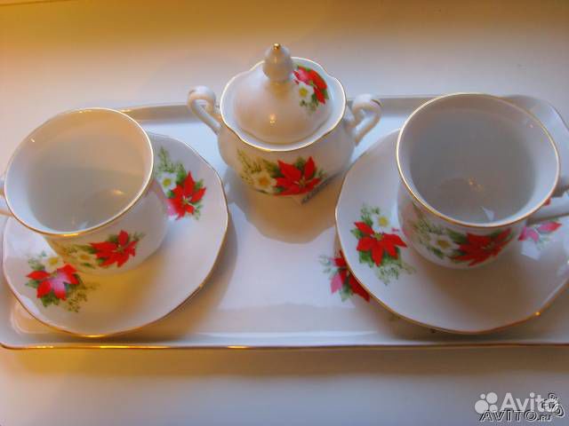 Чайный сервиз. Фарфор. Чехия. Новый