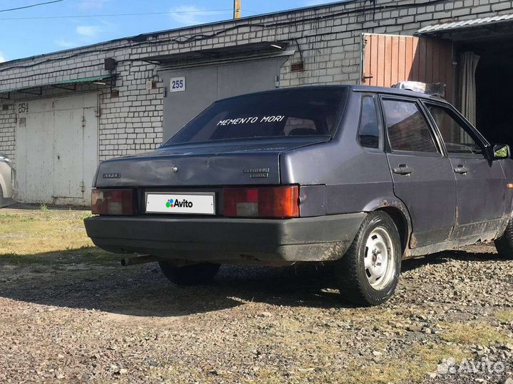 ВАЗ 21099 1.5 МТ, 2000, 183 000 км