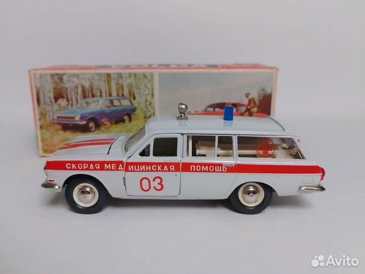 Газ 24-02 Волга скорая помощь СССР 1:43