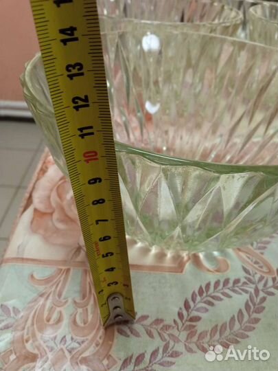 Салатница стеклянная