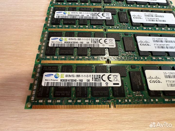 Серверная память Samsung DDR3 Ecc Reg 8Gb