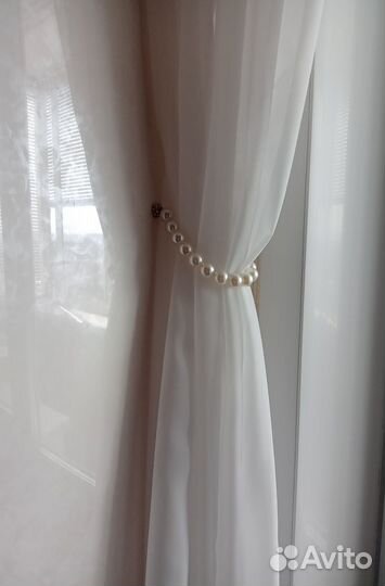 Шторы Тюль Вуаль с утяжелителем