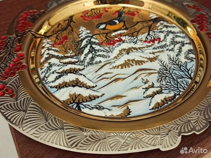 Подарочный водочный набор с росписью