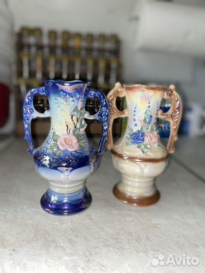 Кувшины цветное стекло СССР