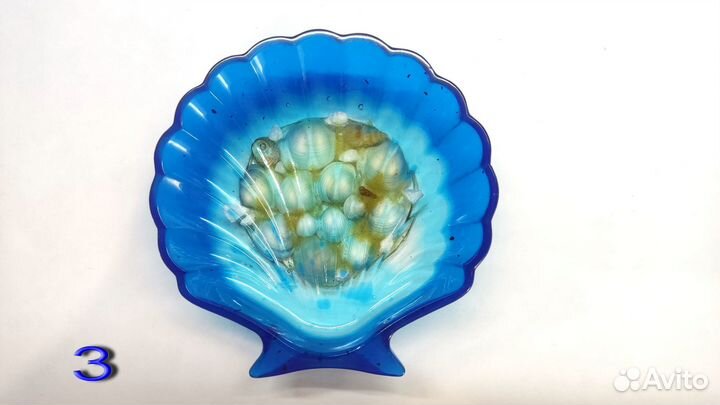 Розетка ракушка эпоксидная смола