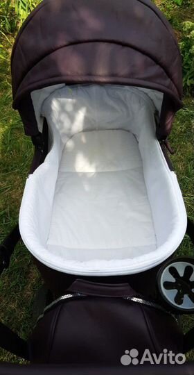 Коляска Ray Eterno Ecco 2 в 1, цвет слива