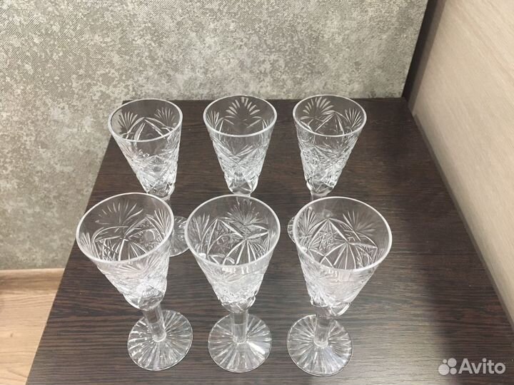 Фужеры/ рюмки хрустальные СССР