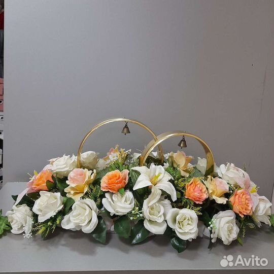 Кольца на свадебный авто