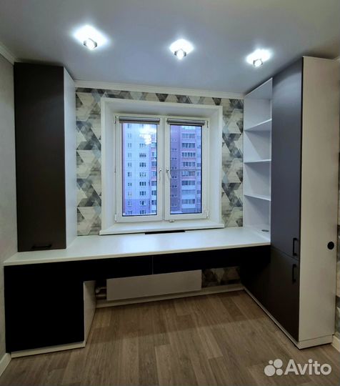 Рабочая зона у окна на заказ без посредников