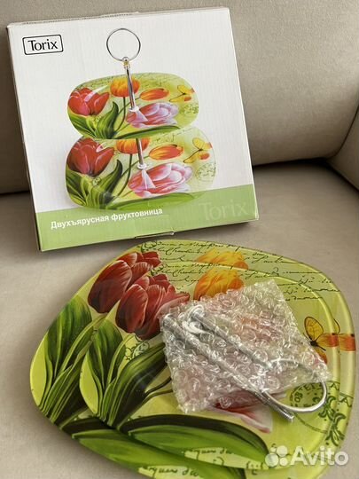 Фруктовница Torix двухъярусная
