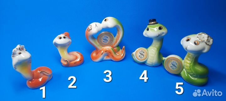 Змея фарфор