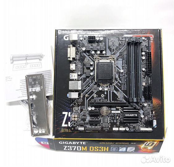 Материнская плата 1151v2 Gigabyte Z370M DS3H