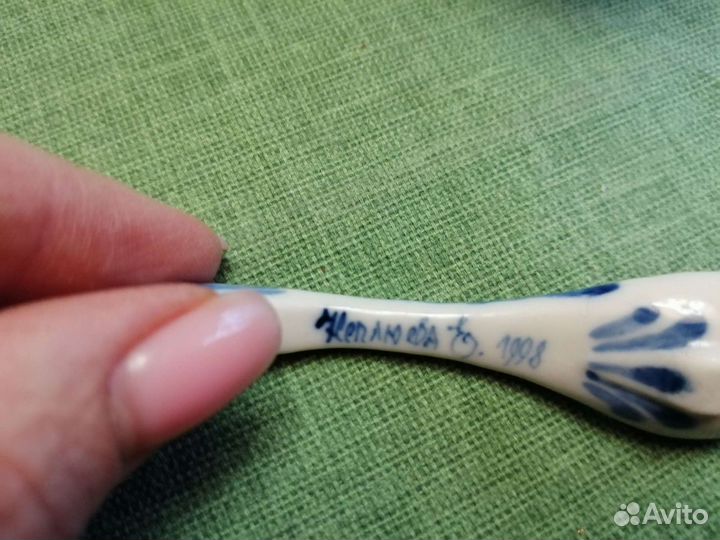 Пасхальный набор для специй, Гжель. 1998 г