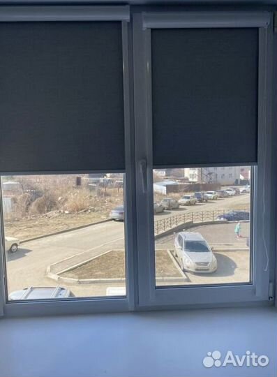 Рулонные шторы зебра в коробе U2959