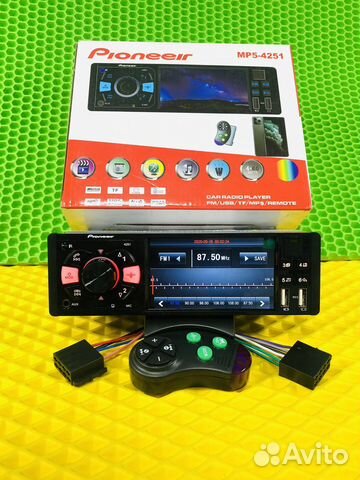 Магнитола 1 din с экраном