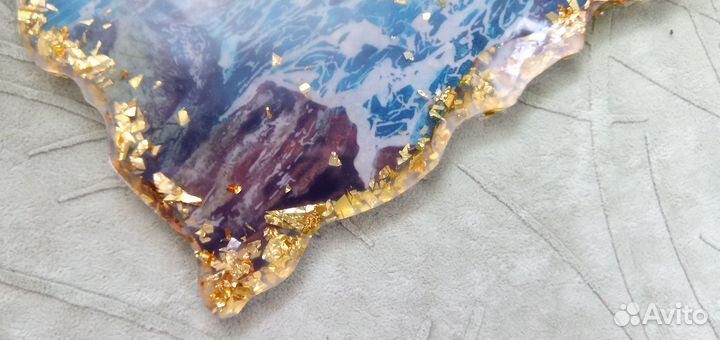 Поднос из эпоксидной смолы 20*30