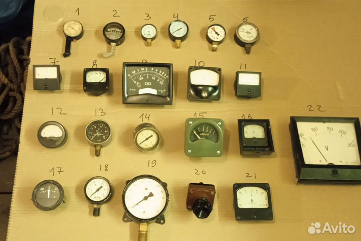 Различные контрольные, измерительные приборы