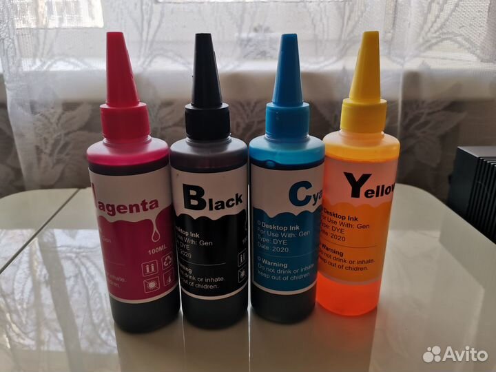 Чернила для струйных принтеров Epson, Canon, HP, B