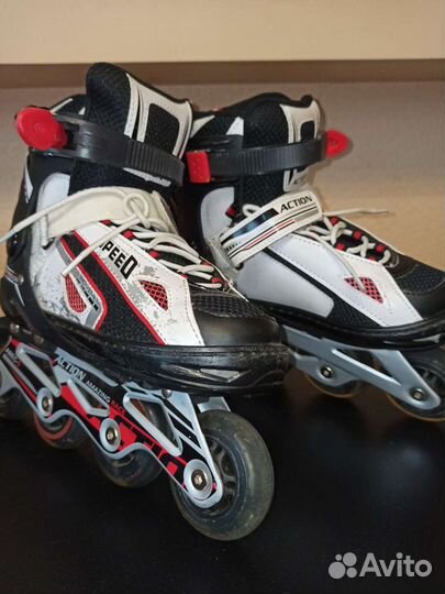 Ролики action abec 5 + защита