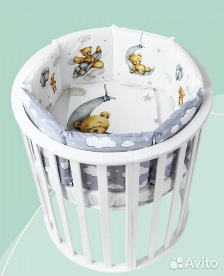 Бортики на детскую кроватку