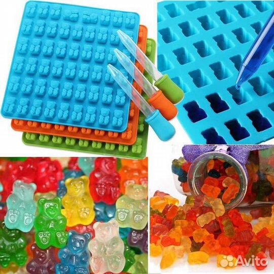 Силиконовая форма для мармелада и желе