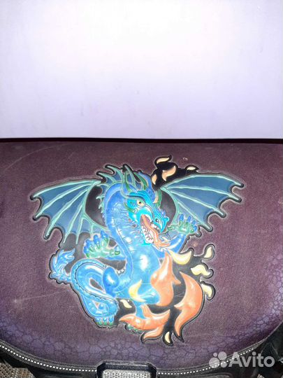 Ранец Herlitz с драконом,футболистом и единорогом