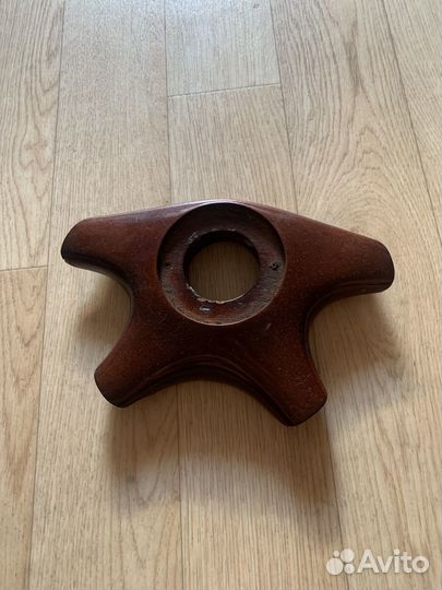 Спортивный руль деревянный