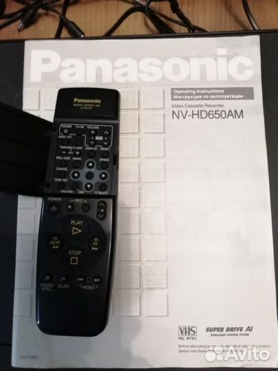Видеомагнитофон. Panasonic NV-HD650AM.HI-FI.Stereo