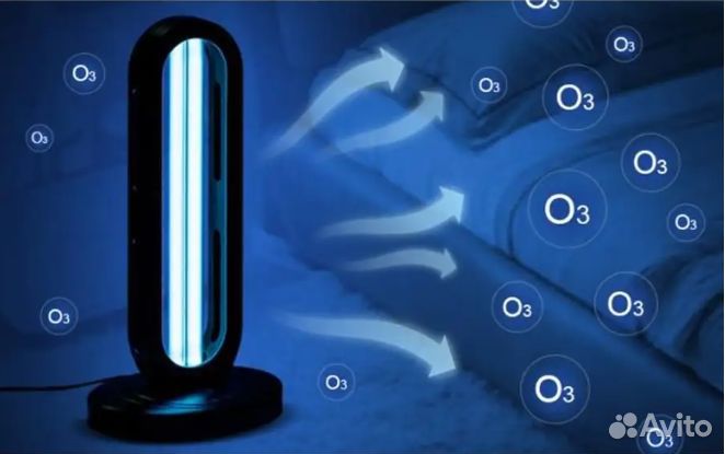 Ультрафиолетовая бактерицидная настольная лампа