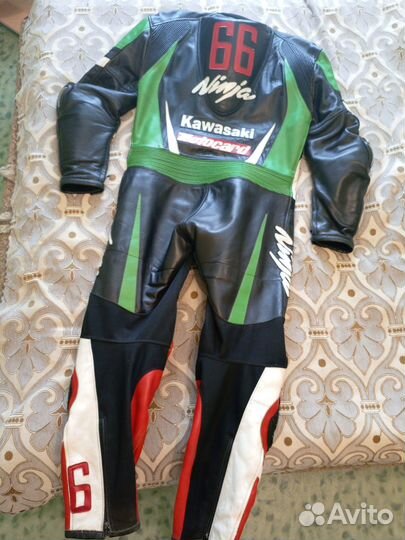 Мотокомбинизон мужской kawasaki