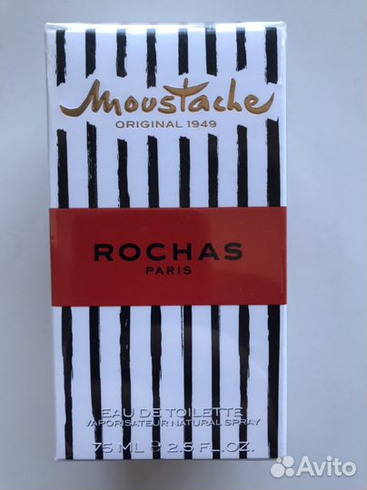 Новая мужская т/в rochas Moustache 75 мл