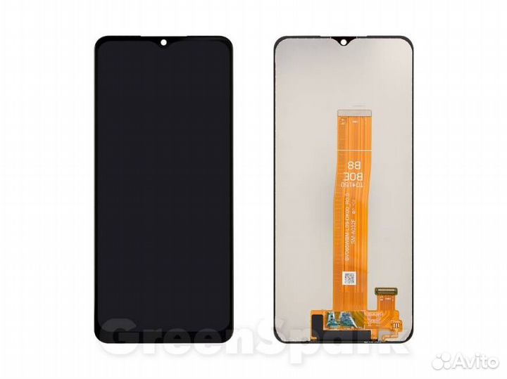 Дисплей для Samsung A127F Galaxy A12s +тач черный