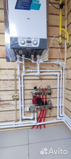 Монтаж отопления, радиаторов