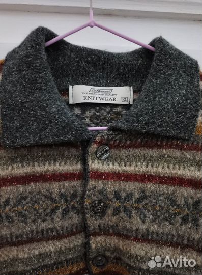Винтажный джемпер Ирландия XL