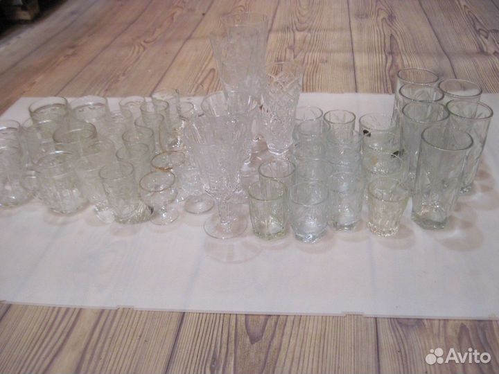 Хрустальные рюмки/стопки/кружки СССР