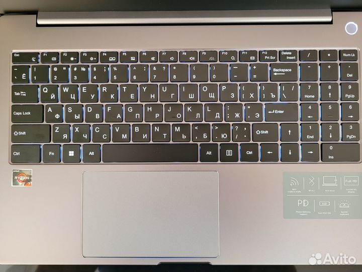 Новый ноутбук 15.6” FHD IPS Ryzen 7 5800U 16/512Гб
