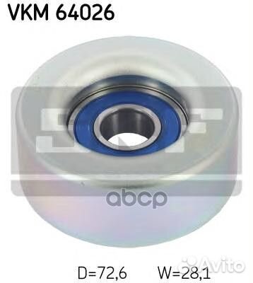 Ролик обводной ремня но Mazda 3 1.6MZR 09