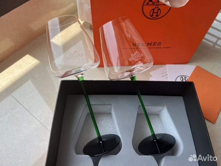 Фужеры бокалы Hermes
