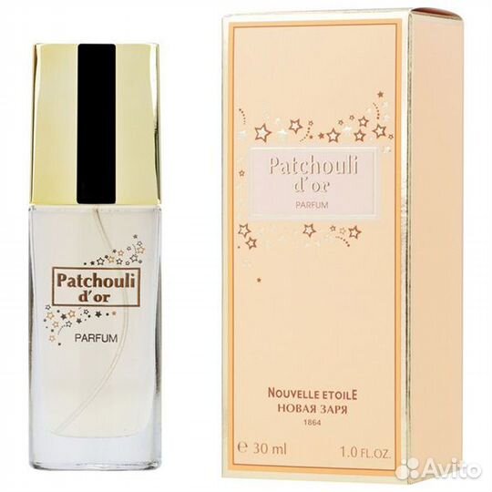 Новая Заря Золотая Пачули Patchouli d'or Духи29 мл