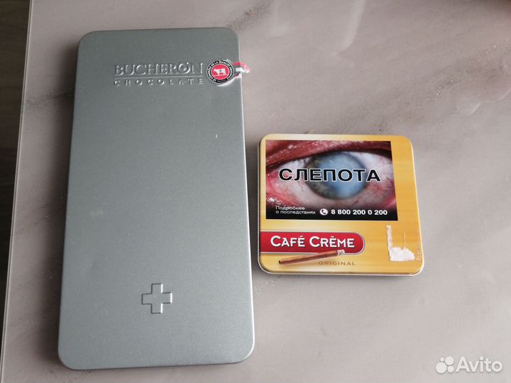 Коробки жестяные плоские для быта