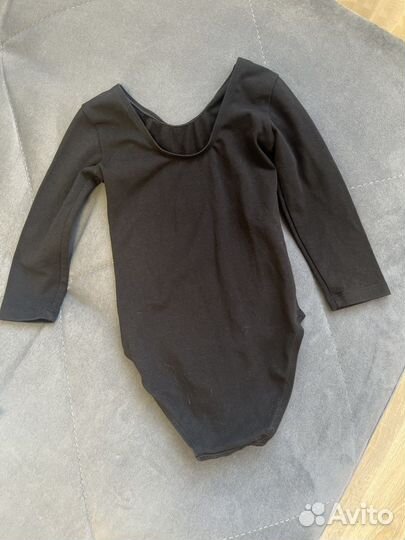 Гимнастический купальник слитный 110 116