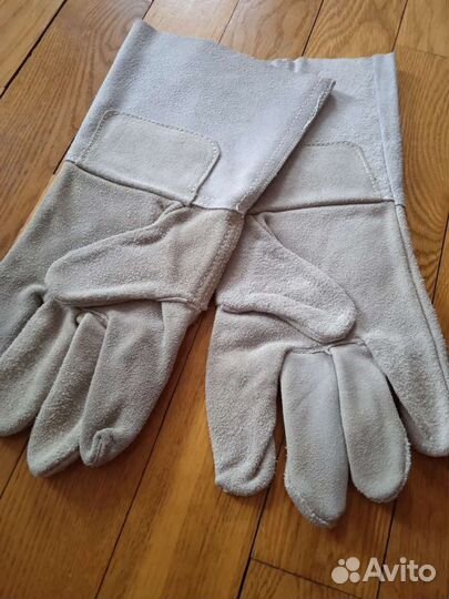 Перчатки новые рабочие натур замша