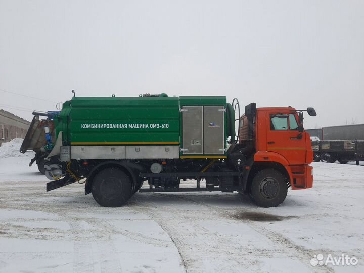 Комбинированная каналопромывочно-илососная омз-610