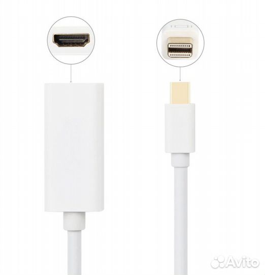 Кабель-переходник c thunderbolt (mini DP) на hdmi