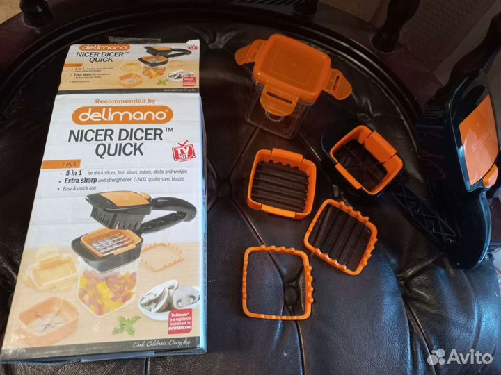 Овощерезка с комплектом насадок новая