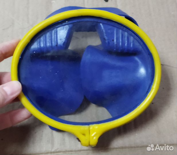 Маска резиновая для подводного плавания